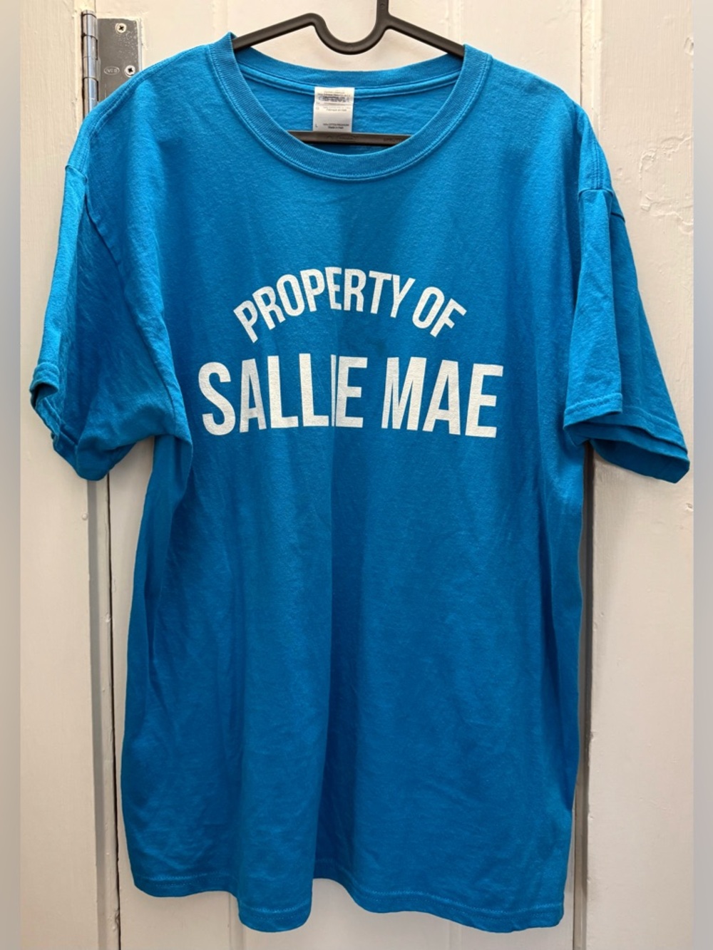 Men's 'Property of Sallie Mae' Blue Graphic T-Shirt